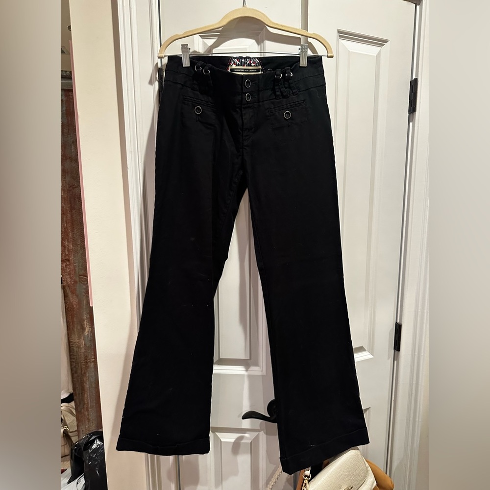 ANTHROPOLOGIE black daughters of liberation pants